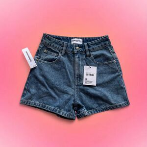 PRINCESS POLLY HIGH WAIST DENIM SHORTS